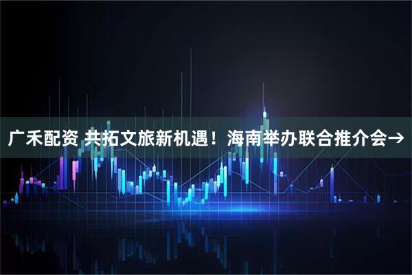 广禾配资 共拓文旅新机遇！海南举办联合推介会→